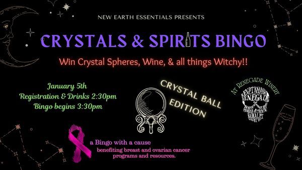 Crystals & Spirits Bingo - January