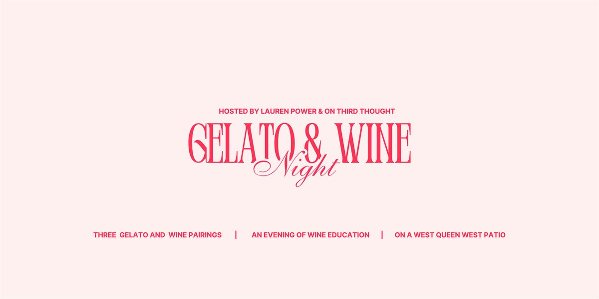 Gelato and Wine Night with Lauren Power