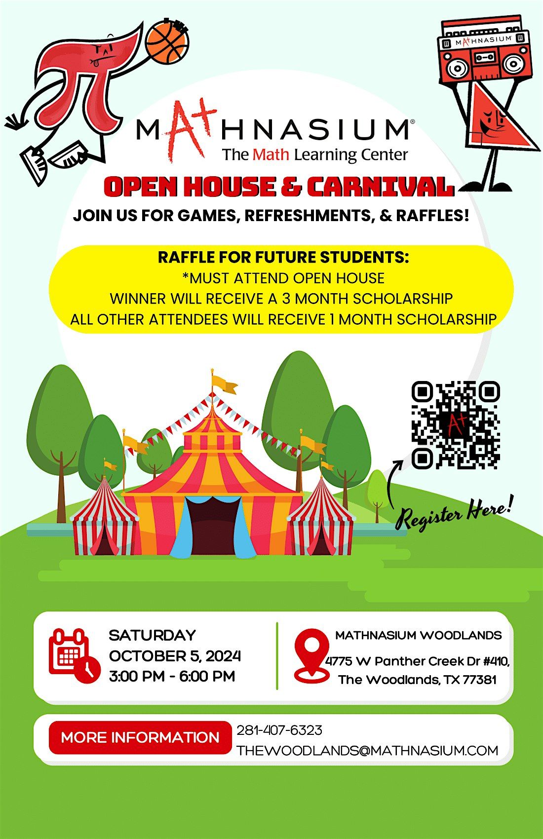 Mathnasium of The Woodlands Open House and Carnival