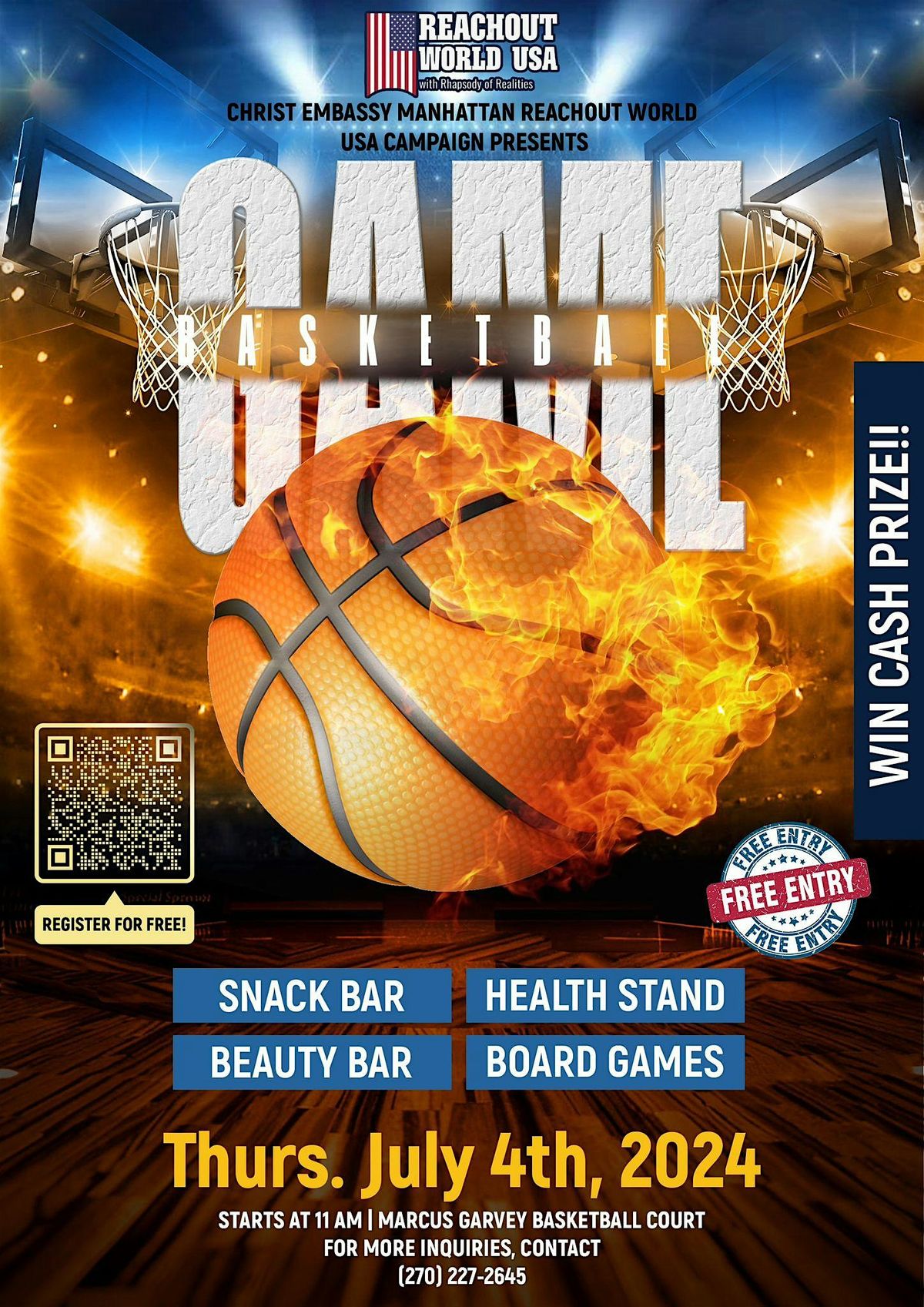 Summer Youth Festival 4th of July Basketball Tournament