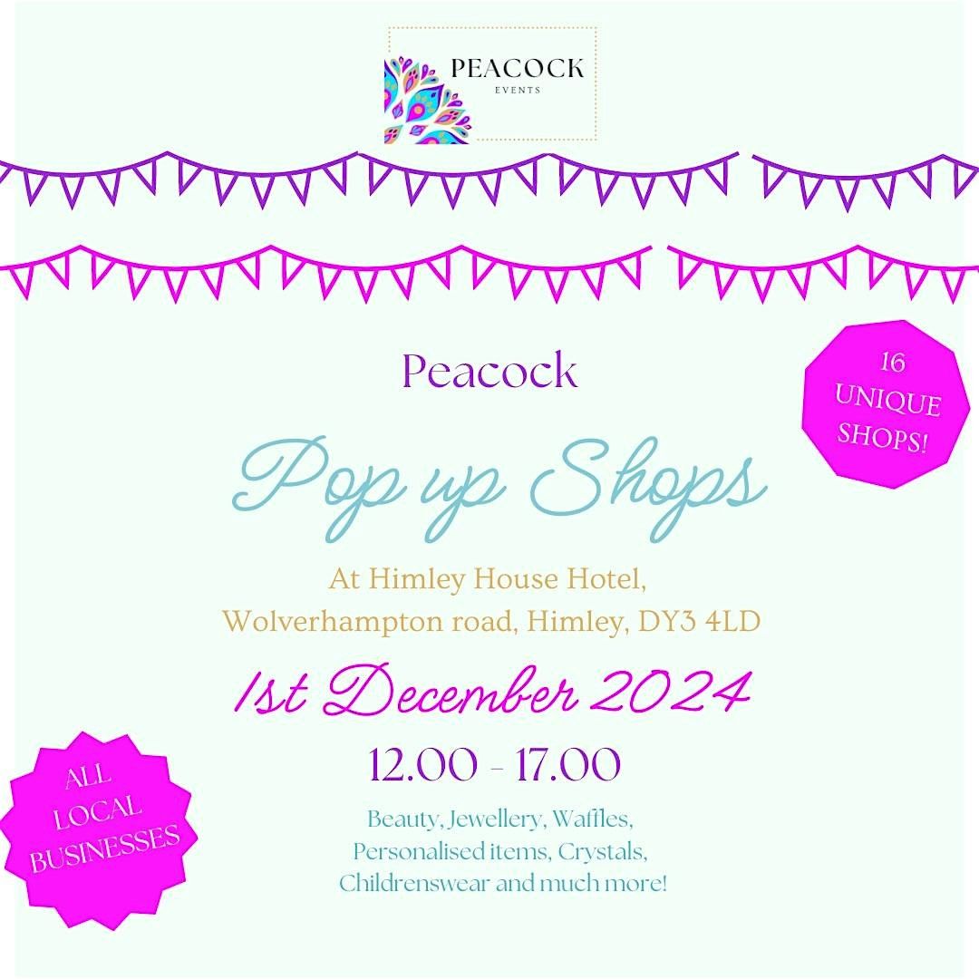 Peacock Pop Up Shops