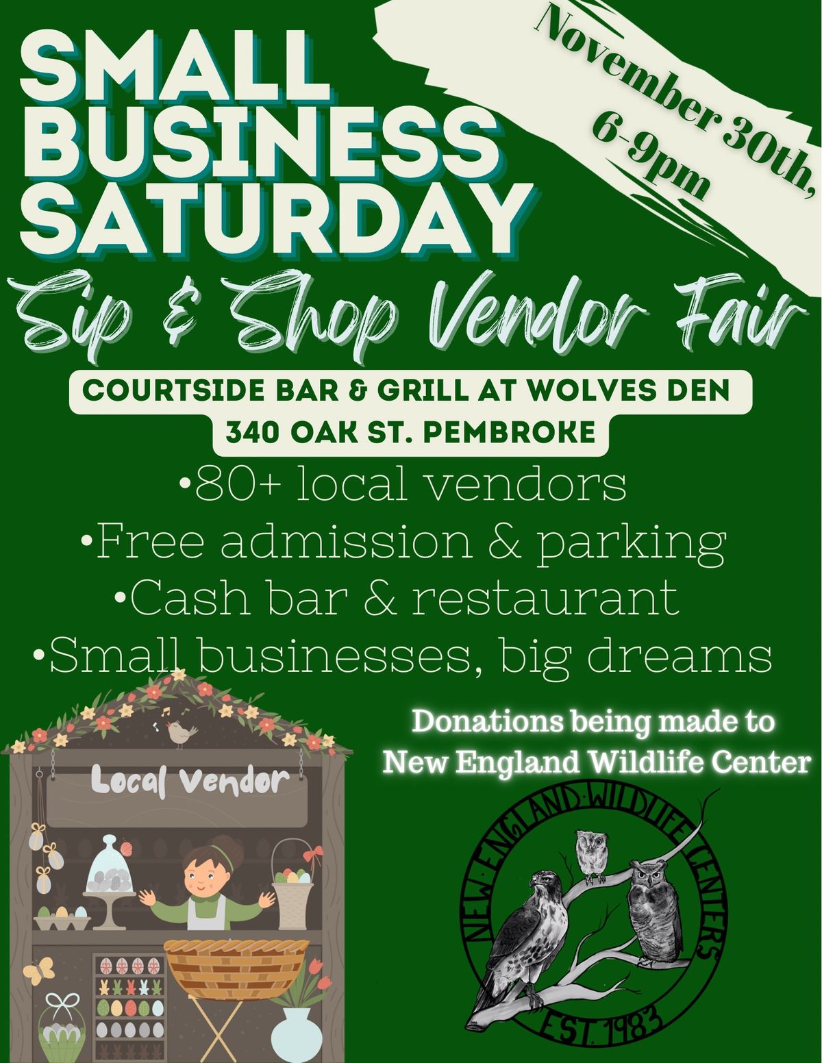 Small Business Saturday Sip & Shop 