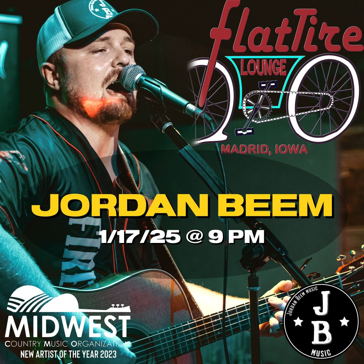 Jordan Beem live at The Flat Tire!