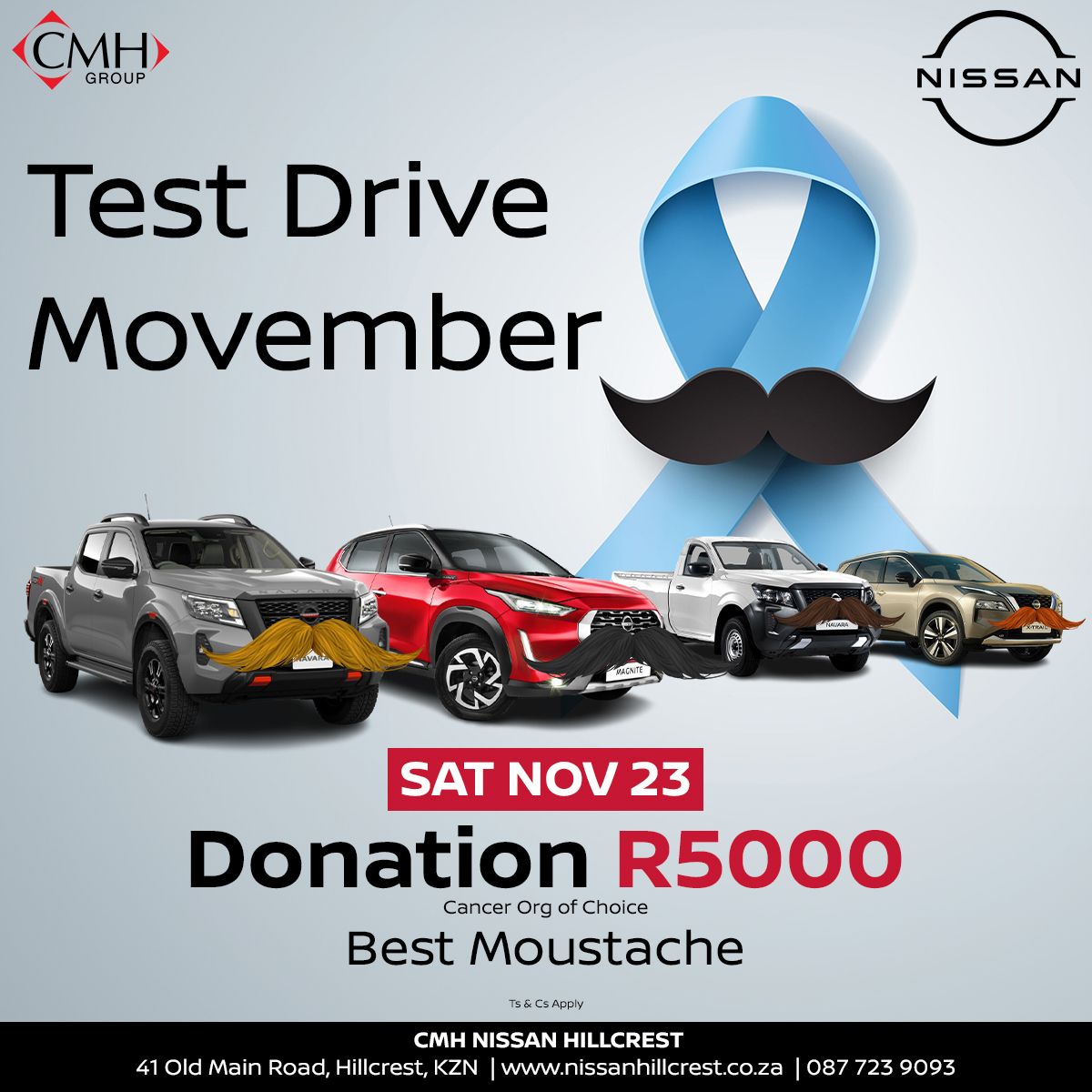 Test Drive Movember Contest