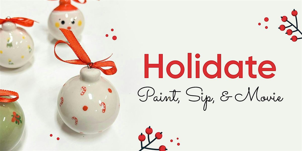 Holidate - Ornament Painting, Sip, & Movie