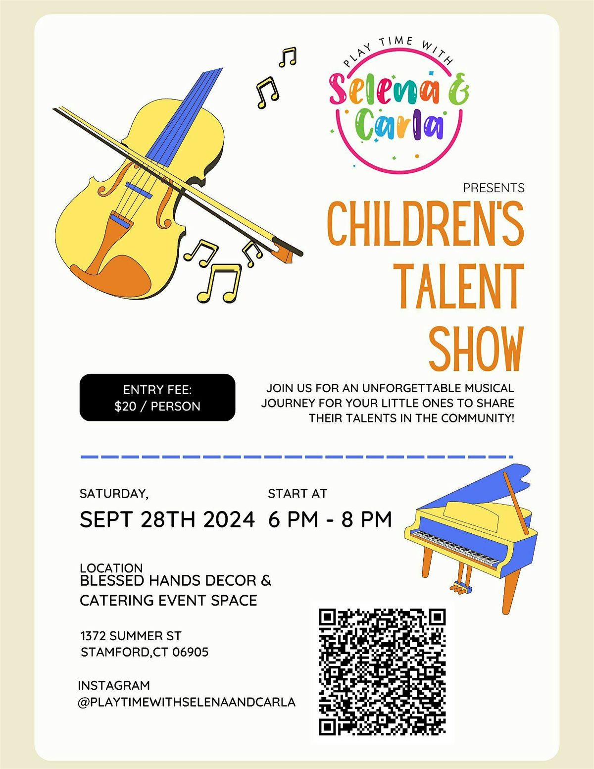 Playtime With Selena & Carla Presents The Kids Talent Show