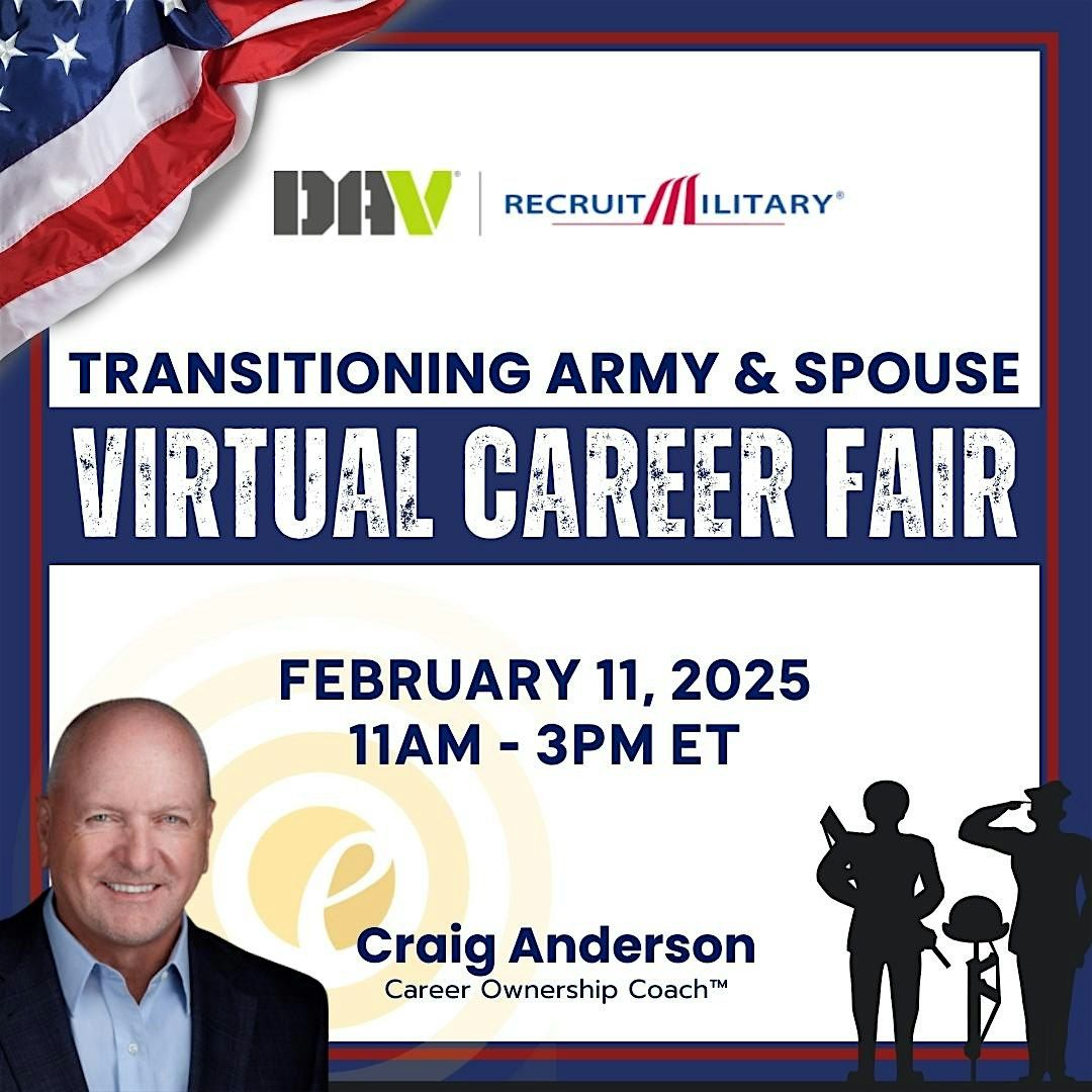 Transitioning Army & Spouse Virtual Career Fair