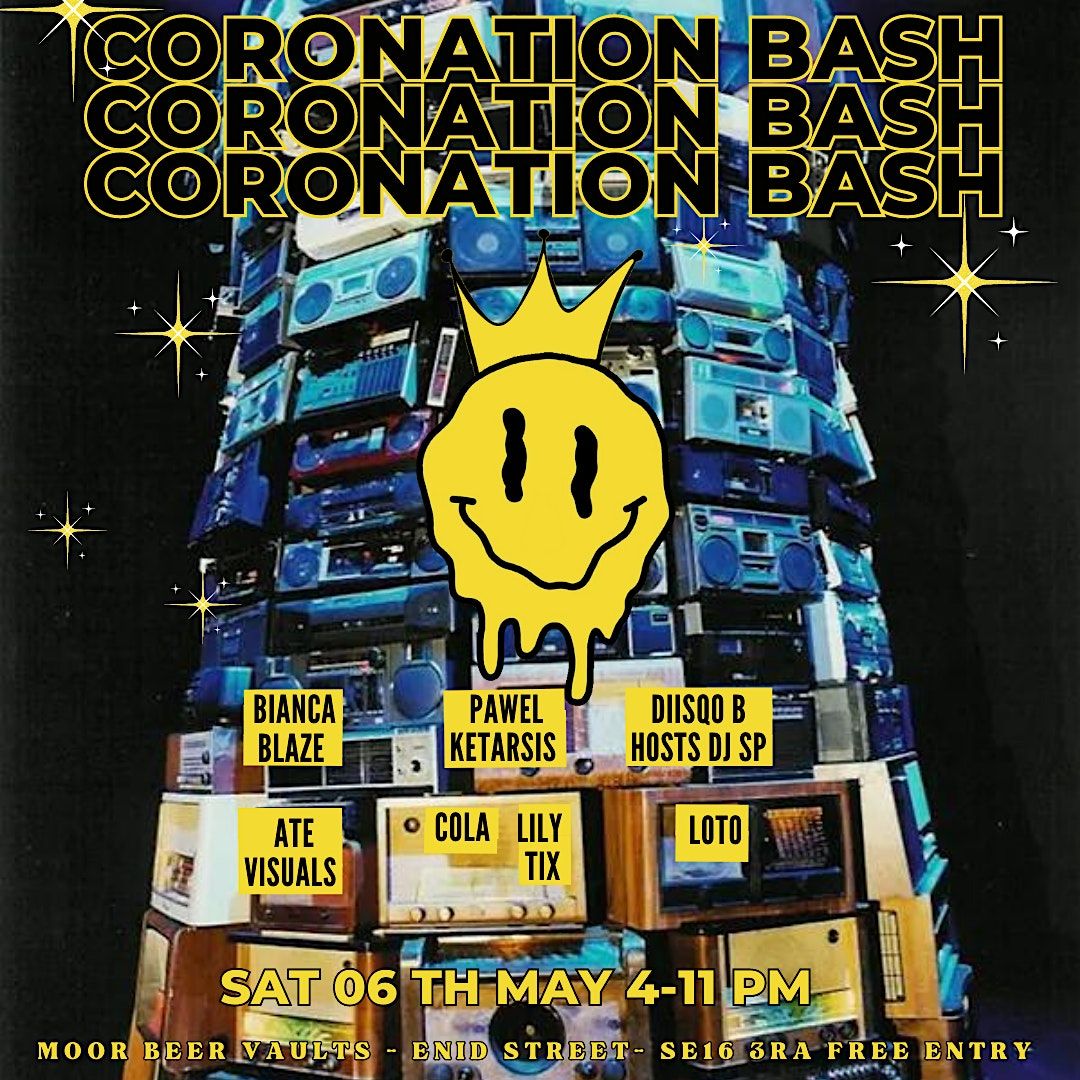 Coronation bash, Moor Beer Vaults, London, 6 May 2023