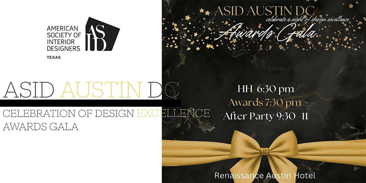 ASID TX Austin 2024 Design Excellence Awards Event