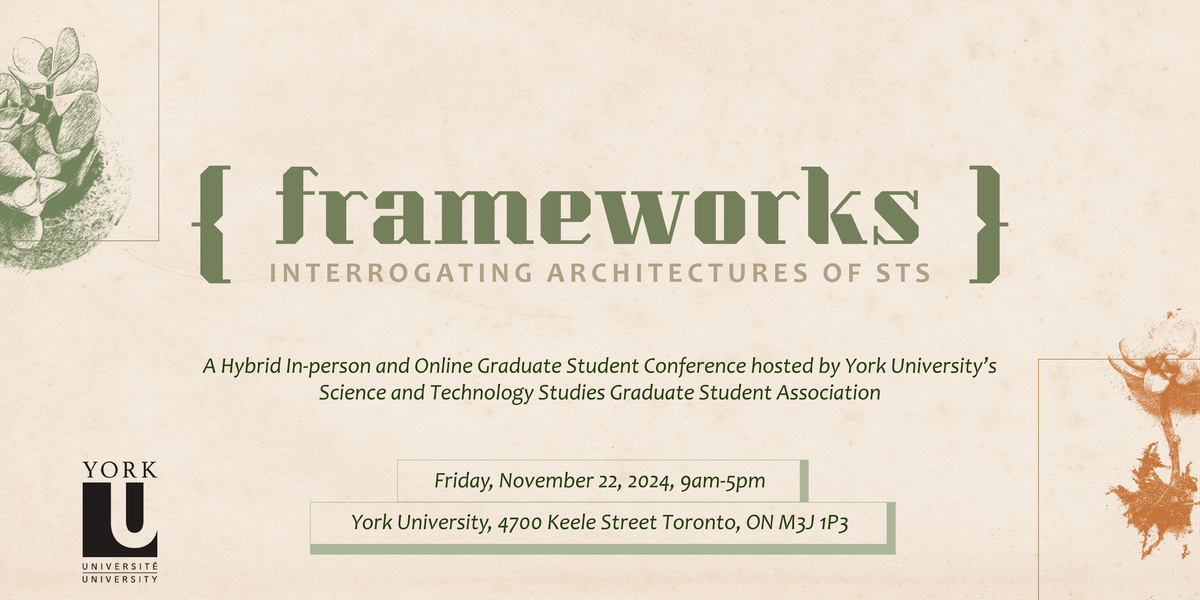 FRAMEWORKS: Interrogating Architectures of STS - in-person attendance