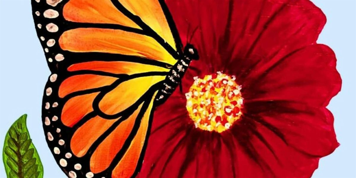 Butterfly Moment - Paint and Sip by Classpop!\u2122