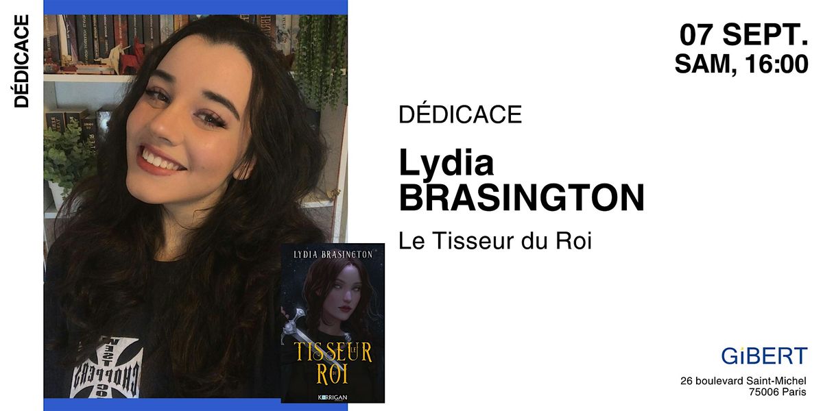 GIBERT D\u00e9dicace : Lydia Brasington