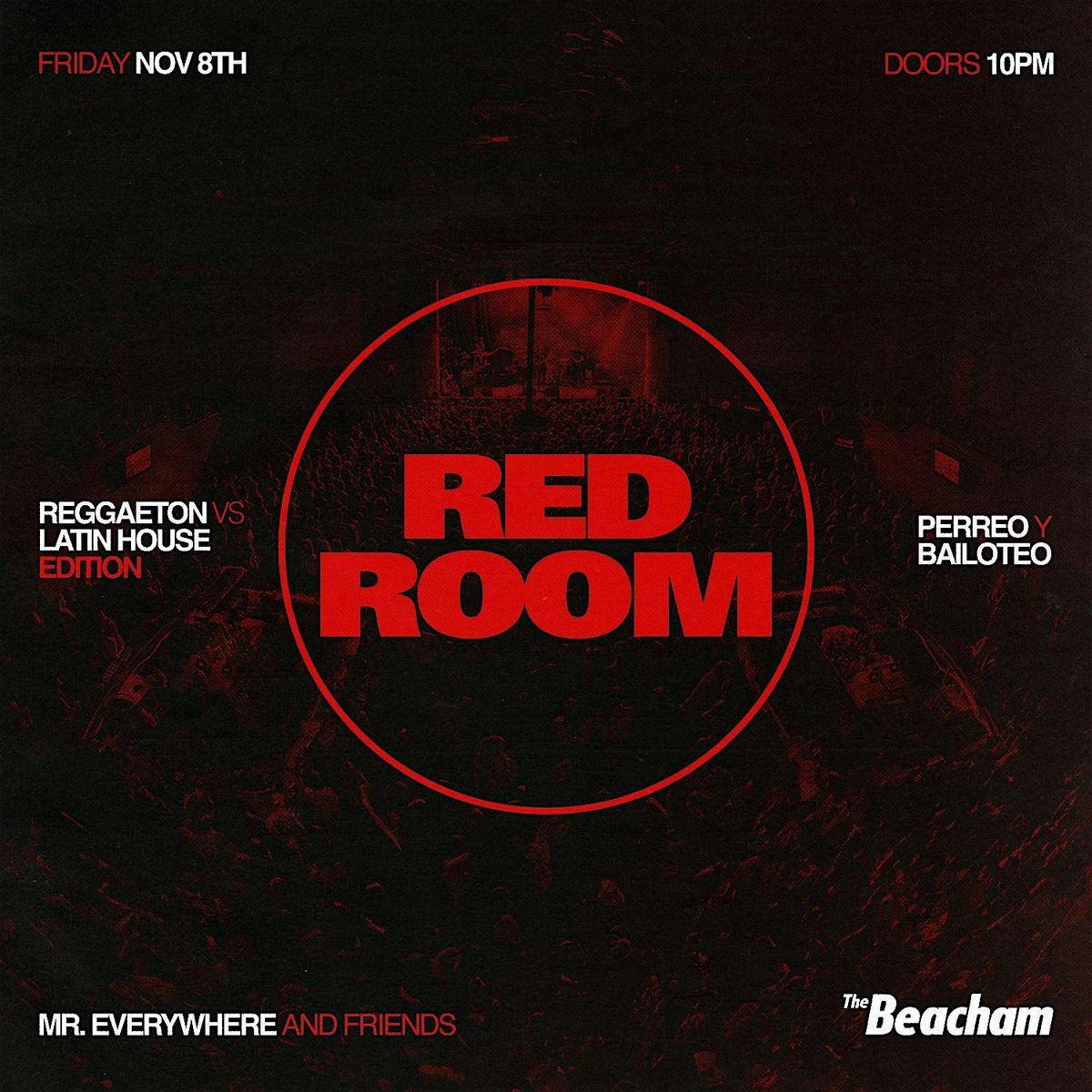 THE RED ROOM | THE BEACHAM NIGHTCLUB | DOWNTOWN ORLANDO