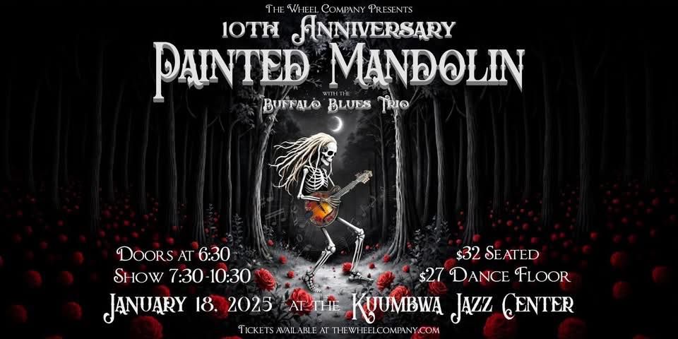 Painted Mandolin and Buffalo Blues Trio at the Kuumbwa Jan. 18th 2024