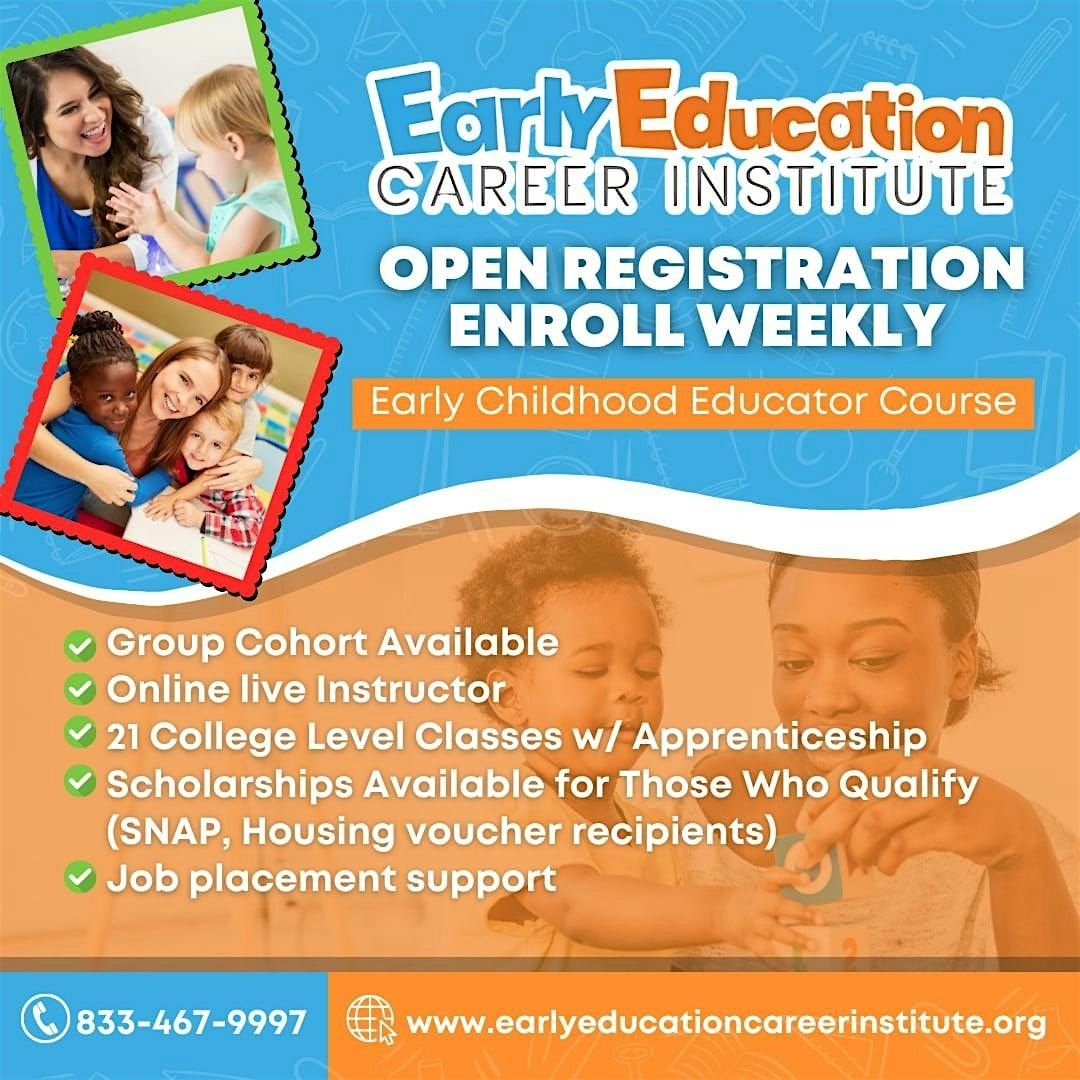 Early Childhood Educator Career Program Orientation