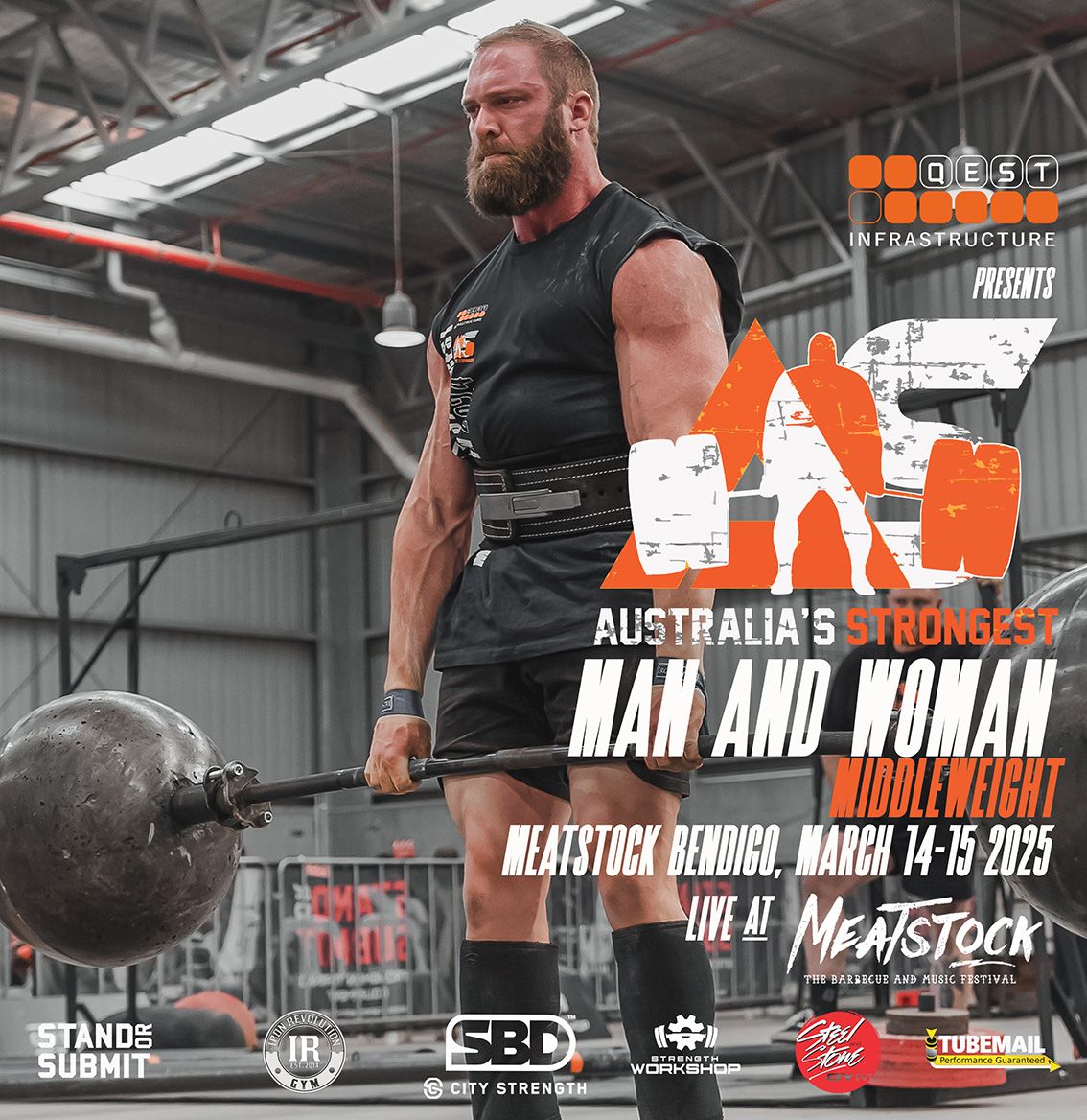 Australia's Strongest Man and Woman 2025 - Middleweights