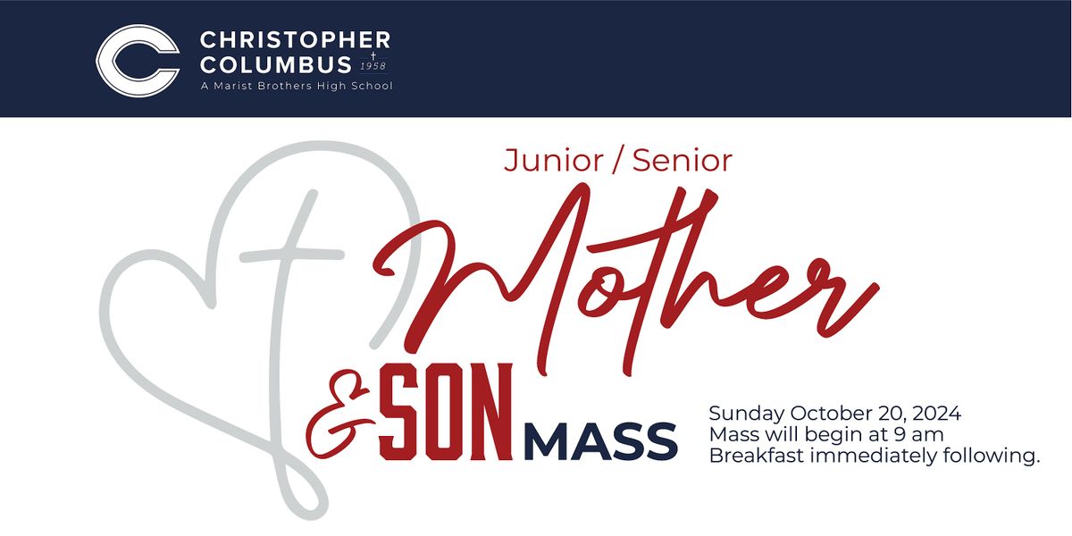 Mother & Son Mass (Junior & Seniors only)