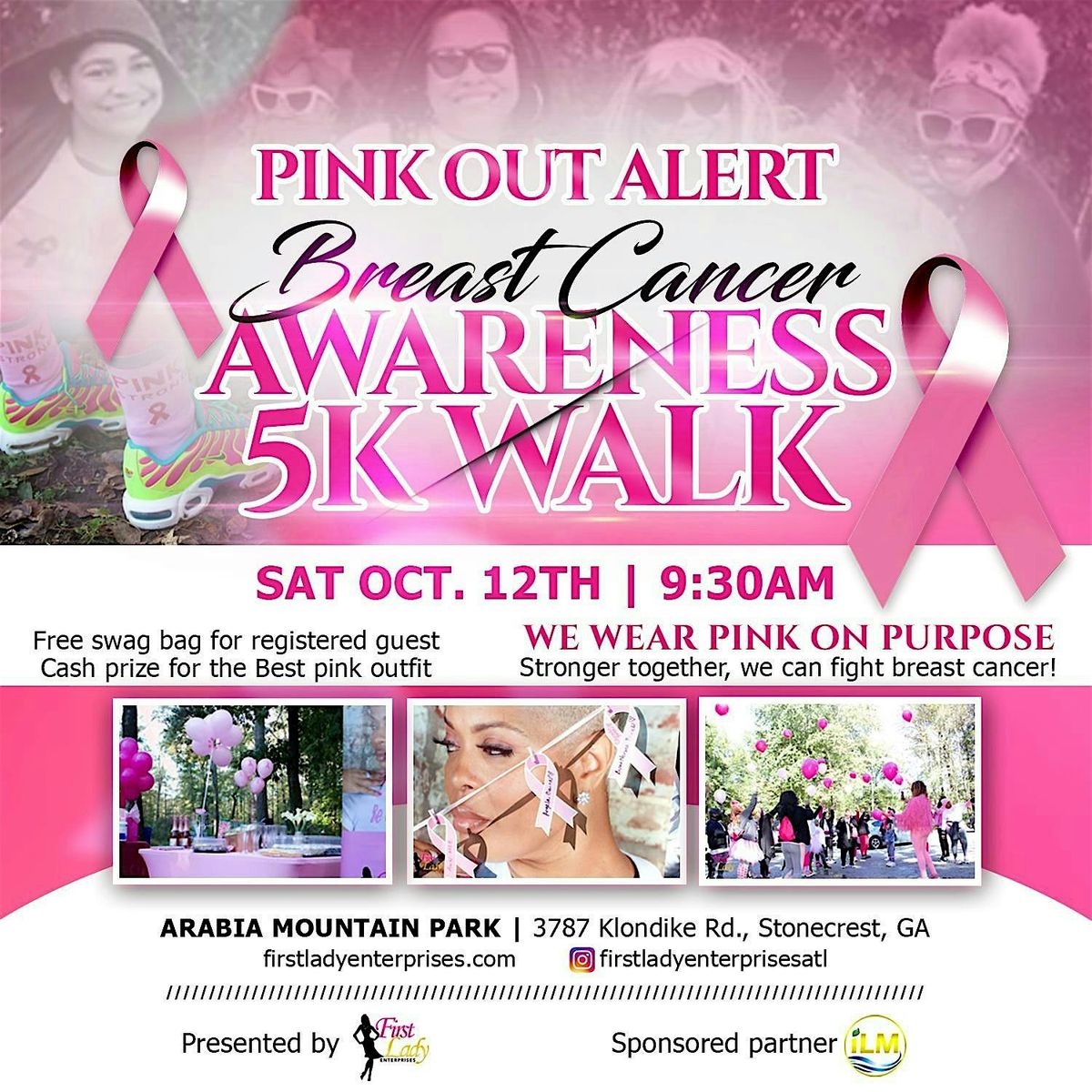 Breast Cancer Awareness Walk- WEAR PINK ON PURPOSE