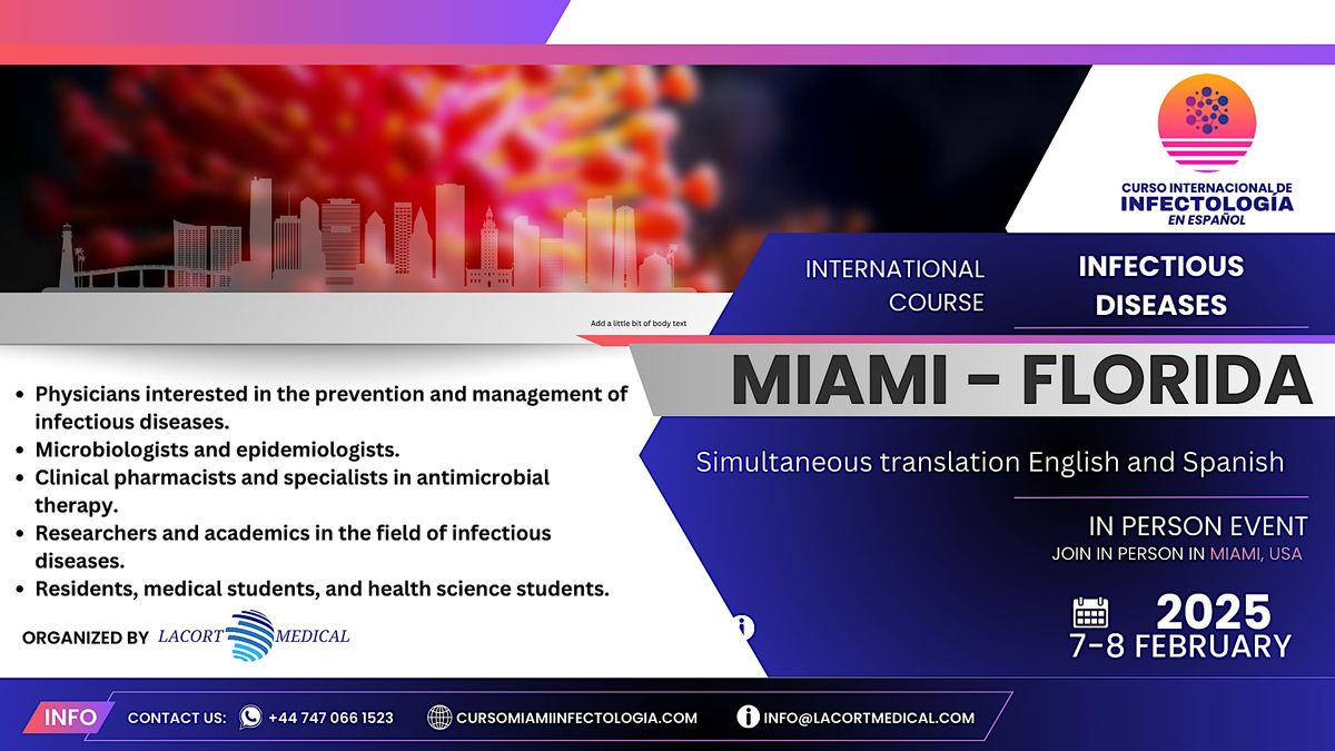 International Course of Infectious Diseases