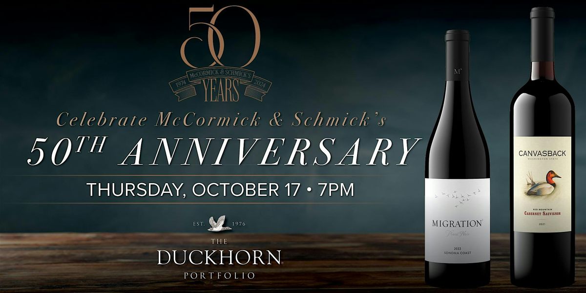 McCormick & Schmick's + Duckhorn Vineyards - Houston Town&Country