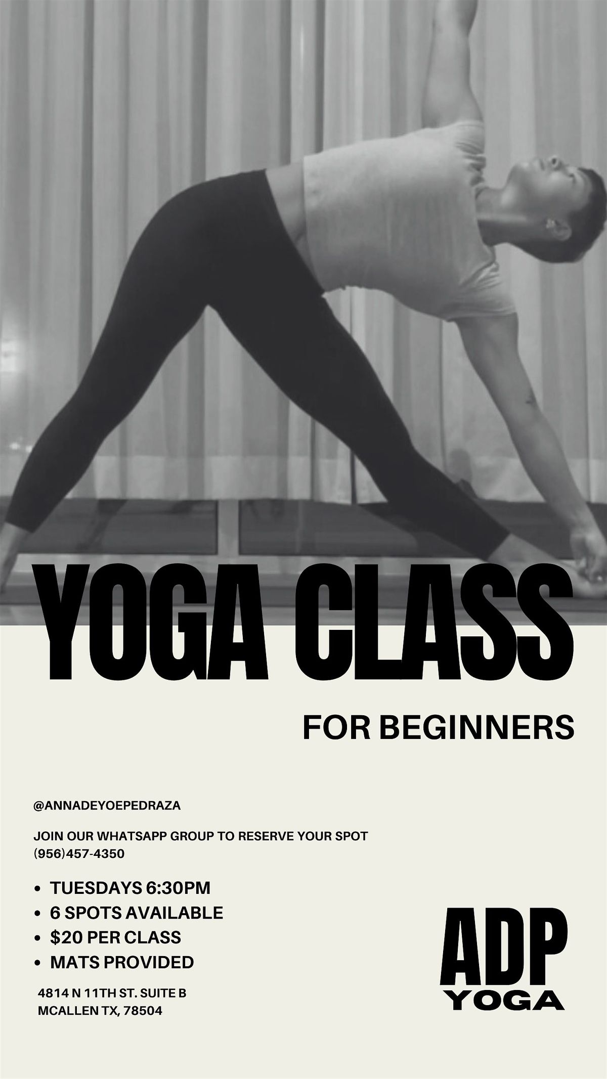 October Weekly Yoga Class