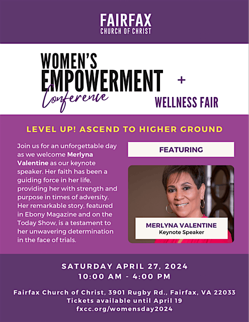 2024 Women's Empowerment Conference  - Level Up! Ascend to Higher Ground