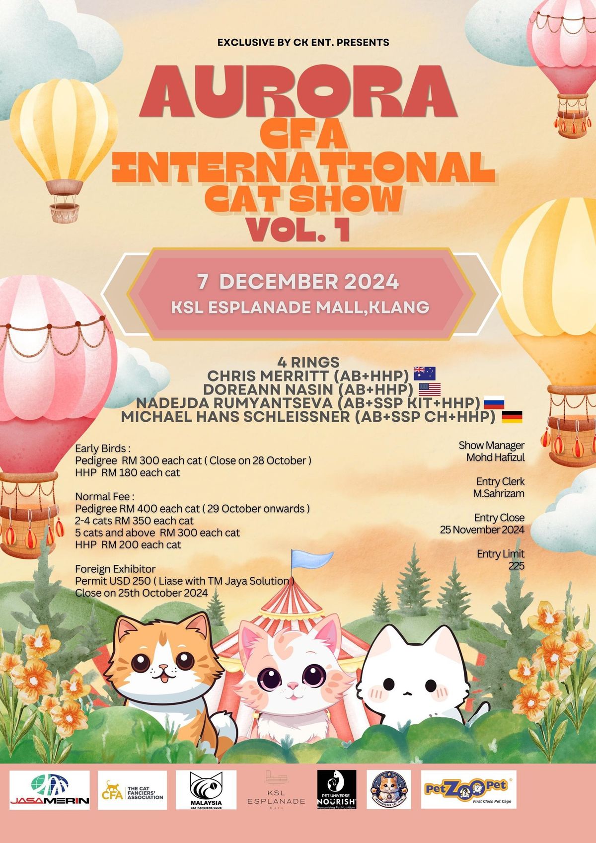 AURORA CFA International Cat Show. Vol 1