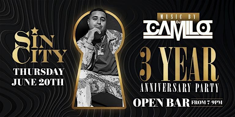 Sin City 3 Year Anniversary Party