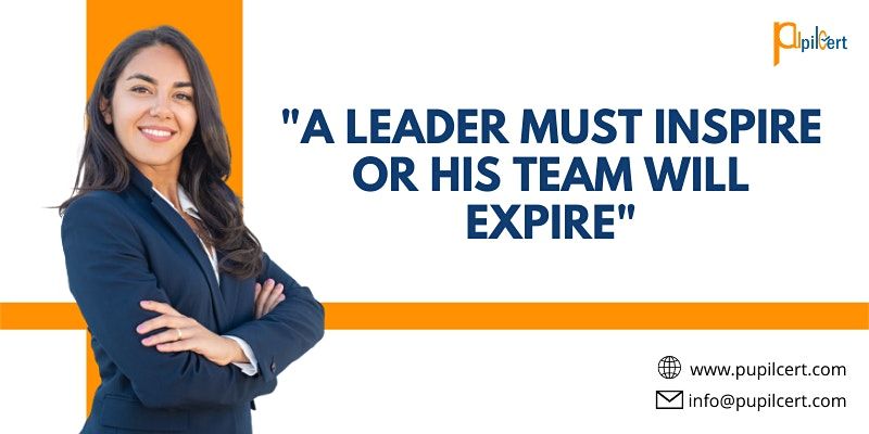 A Leader Must Inspire or His Team Will Expire