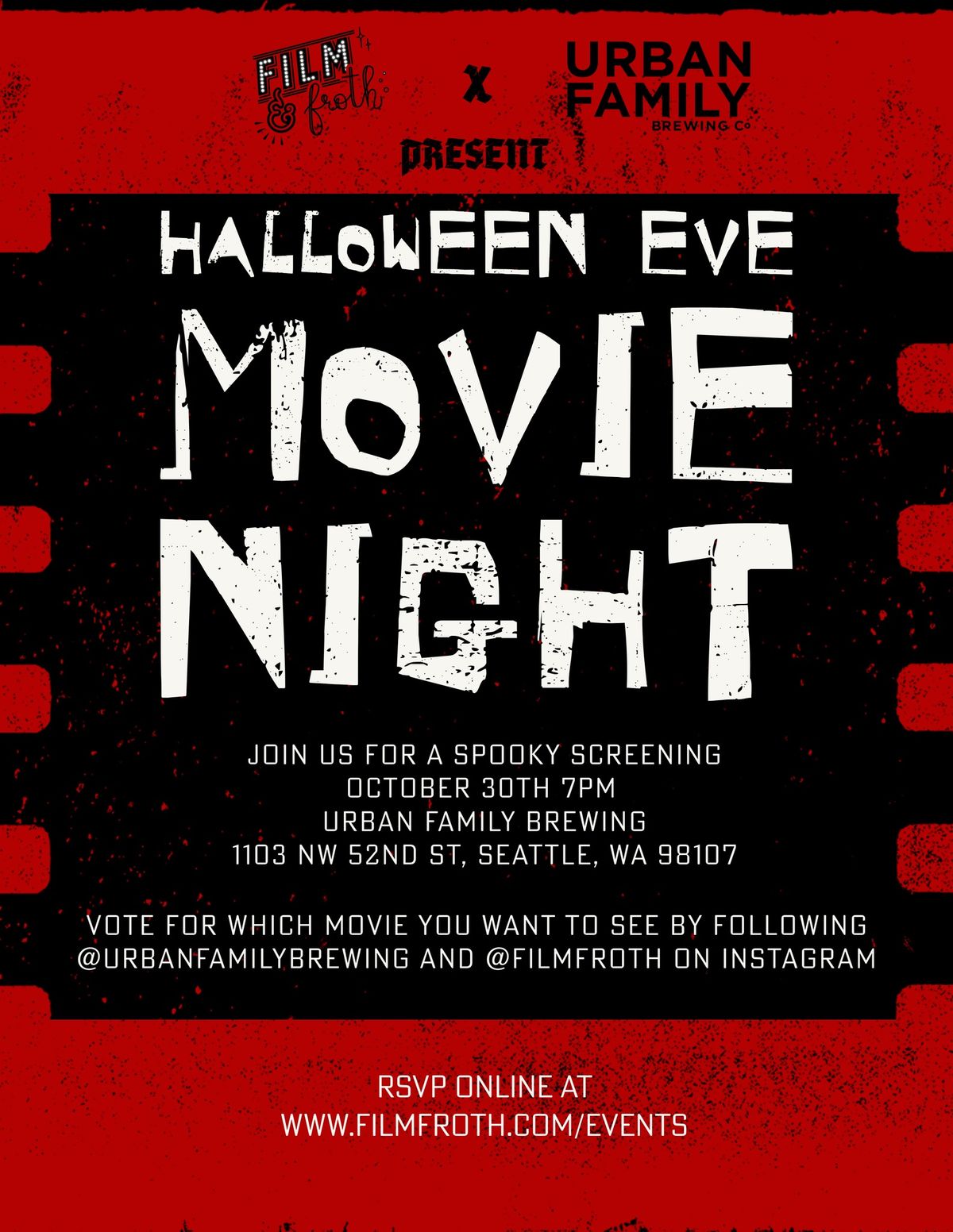 Halloween Eve Movie Night