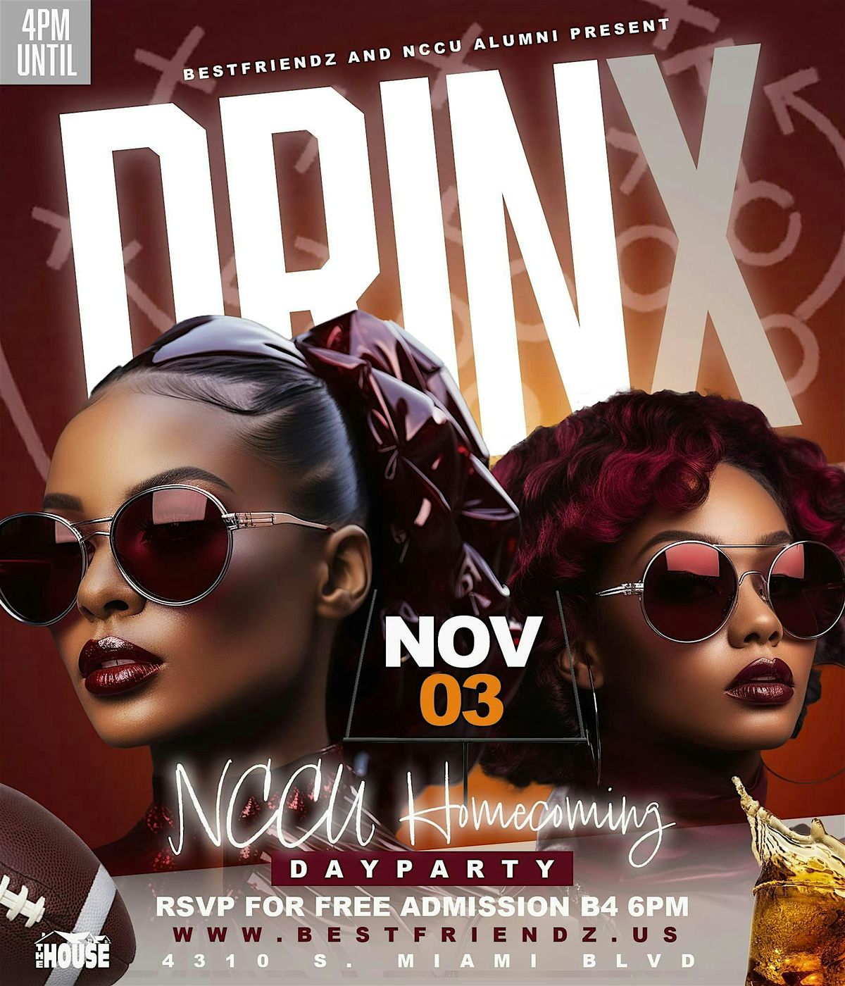 DRINX the NCCU HOMECOMING DAYPARTY 2024