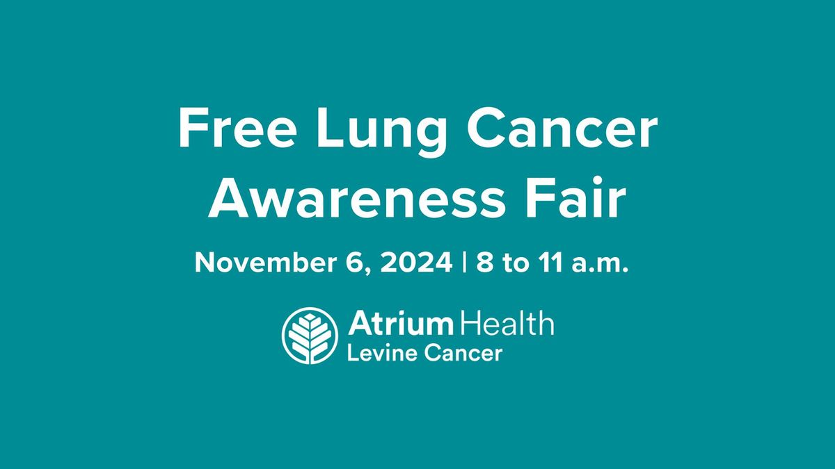 Free Lung Cancer Awareness Fair