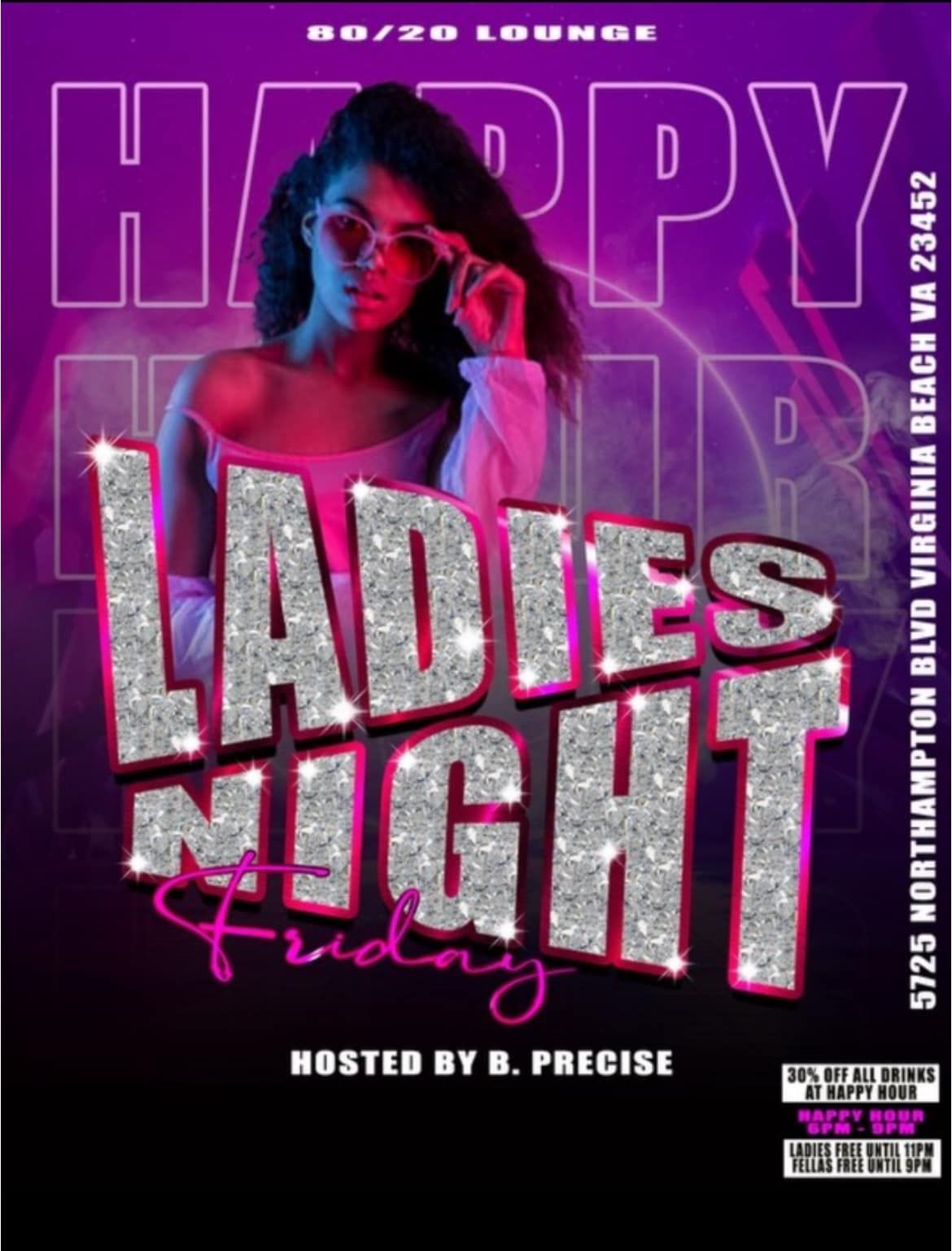 LADIES NIGHT ON FRIDAY