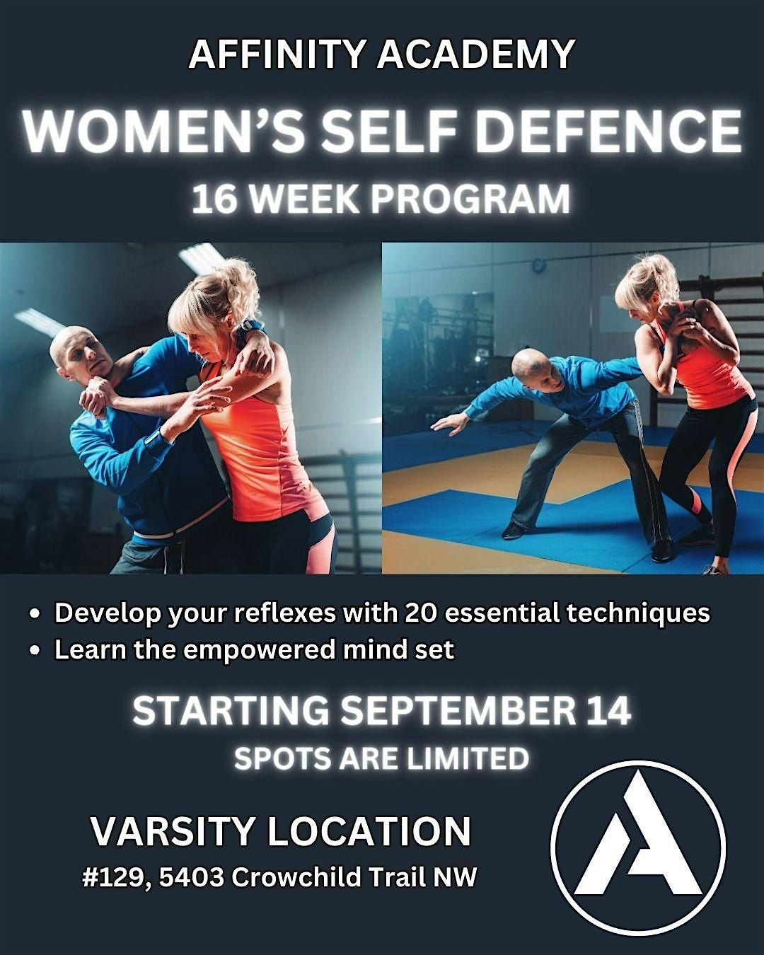 16 Week Women's Self Defence Program - VARSITY CALGARY