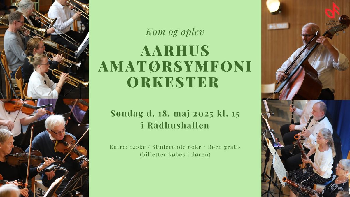 Sommerkoncert | Aarhus Amat\u00f8rsymfoniorkester | R\u00e5dhushallen