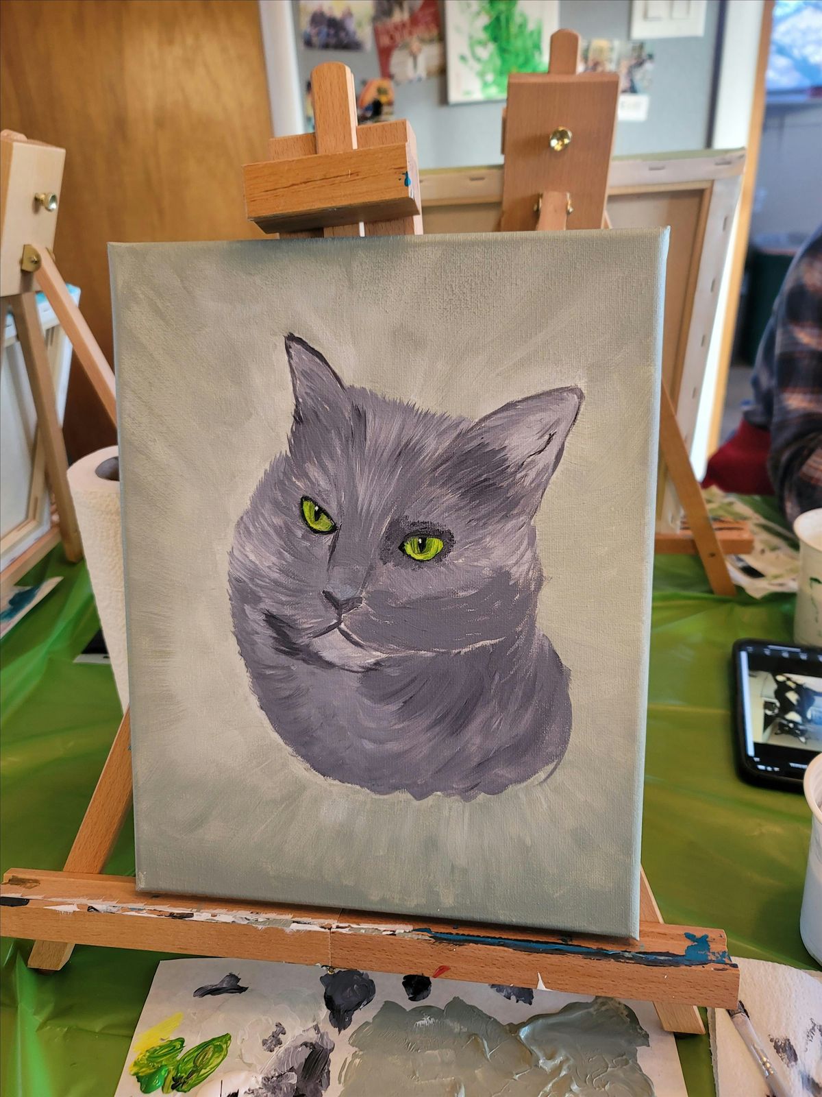 Pet Painting Class with full Instruction