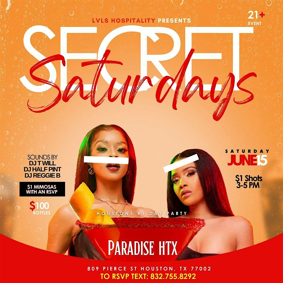 Secret Saturdays DAY PARTY