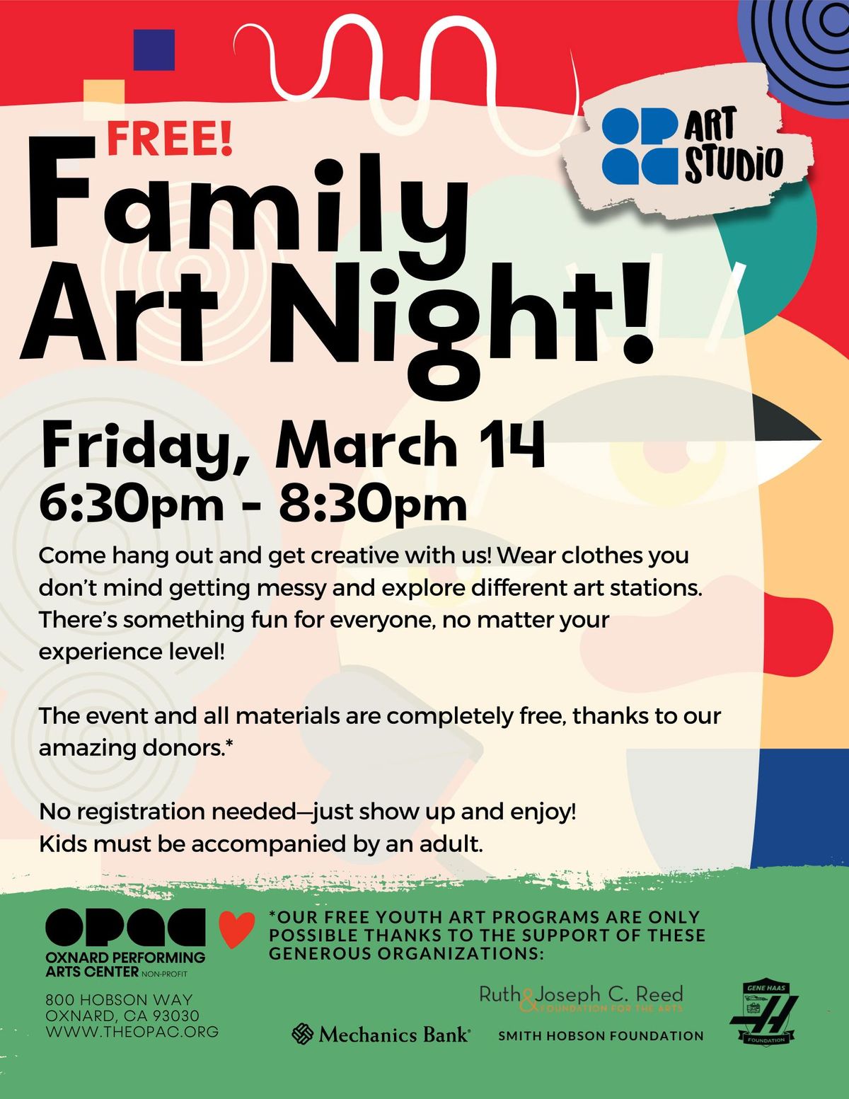 Family Art Night | Noche de Arte Familiar