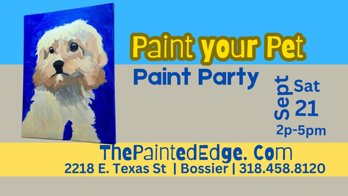 Paint Your Pet Paint Party