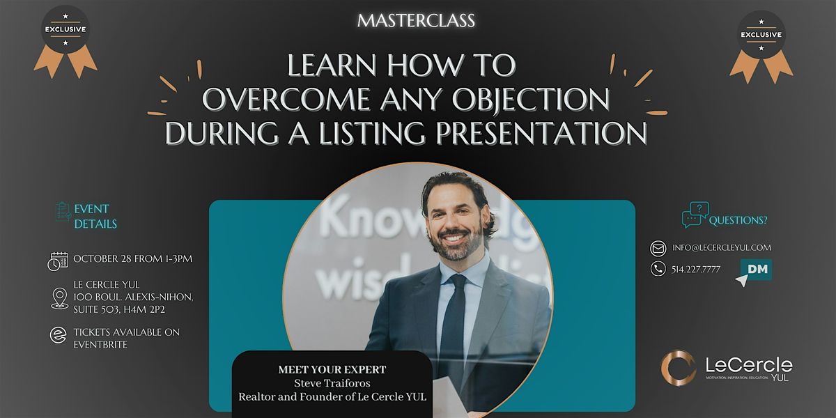 Learn How To Overcome ANY Objection During Your Listing Presentation