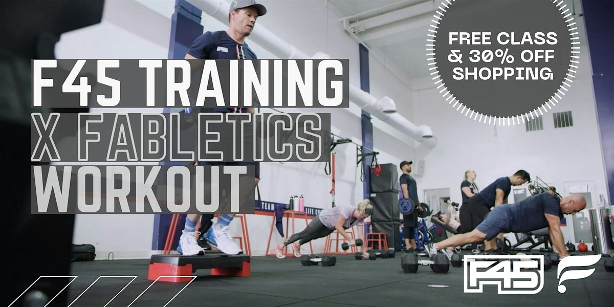 Free F45 Training Workout At Fabletics - Mall of America