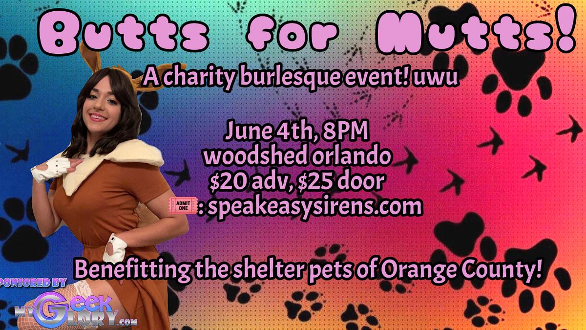 Butts For Mutts Charity Burlesque Show
