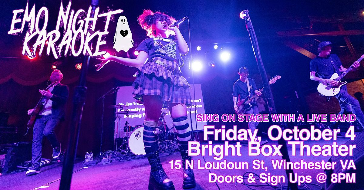 Emo Night Karaoke  10\/4 @ Bright Box Theater