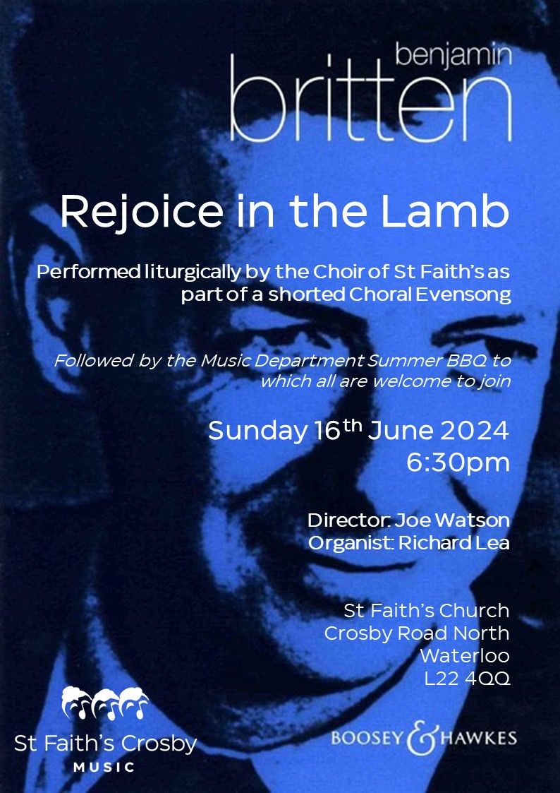 Choral Evensong - 'Rejoice in the Lamb'