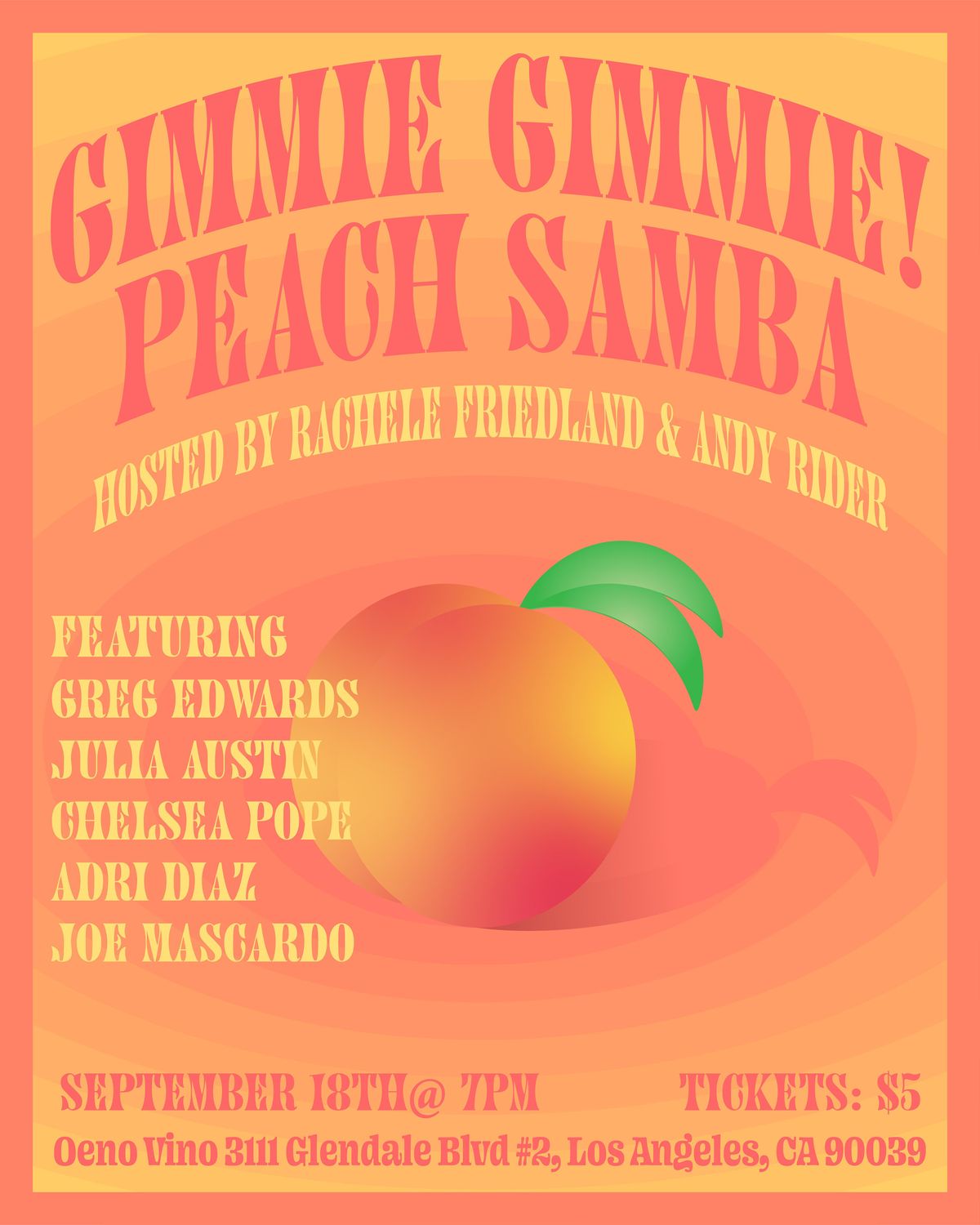 Gimmie Gimmie! Peach Samba in September