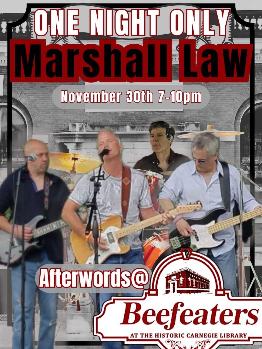 Marshall Law, Afterwords@Beefeaters \ud83c\udfb6