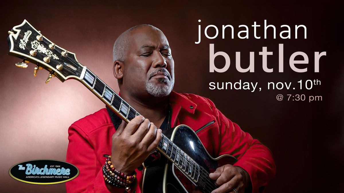 SOLD  OUT! Jonathan Butler