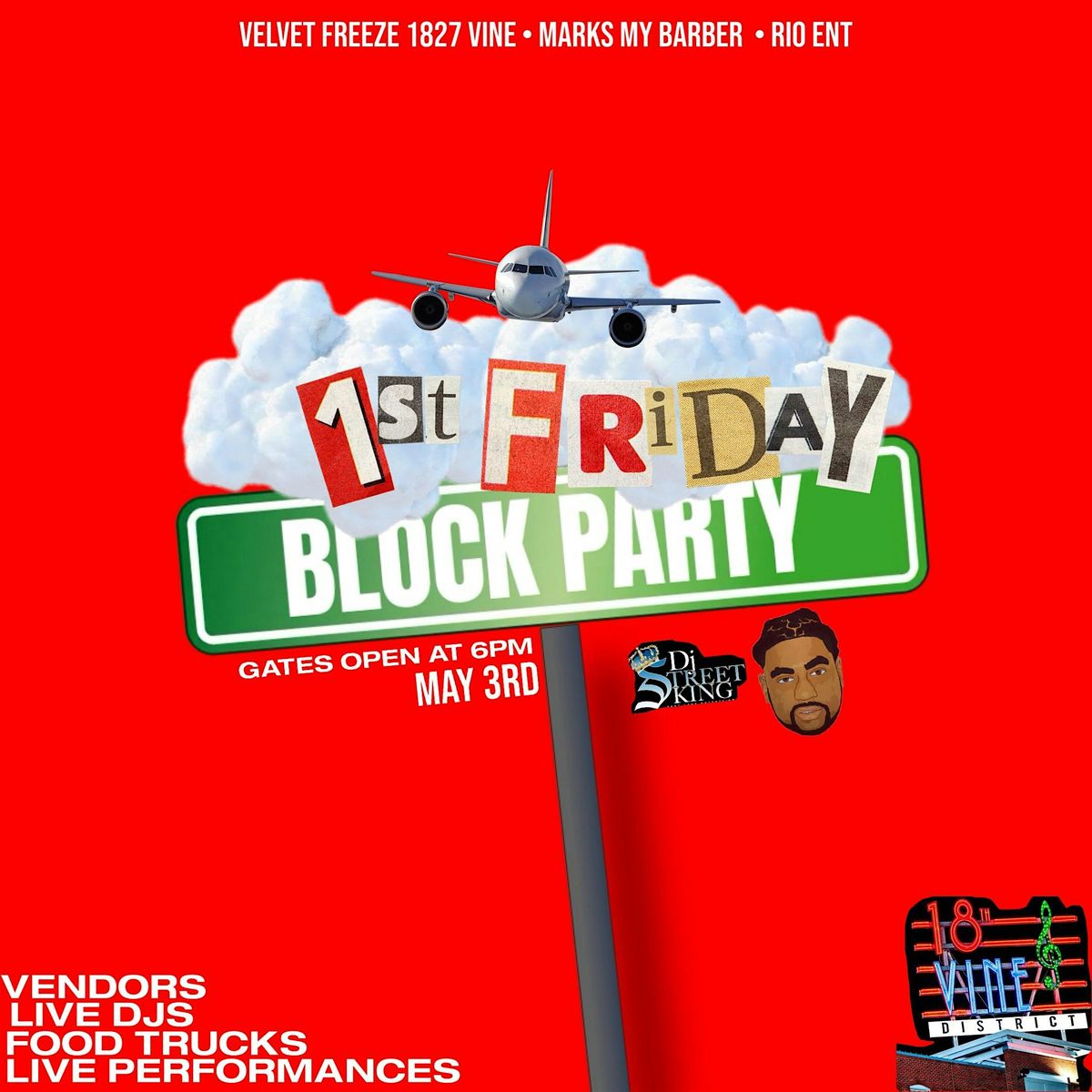 FIRST FRIDAY BLOCK PARTY ON THE VINE