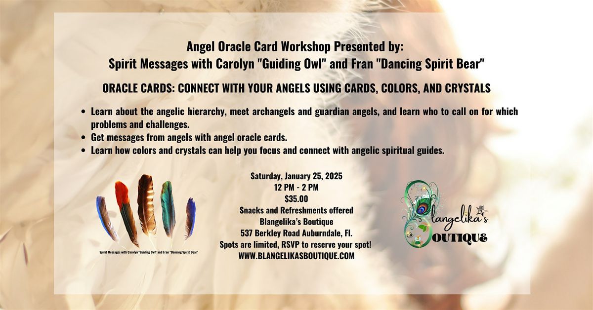 Angel Oracle Card Workshop