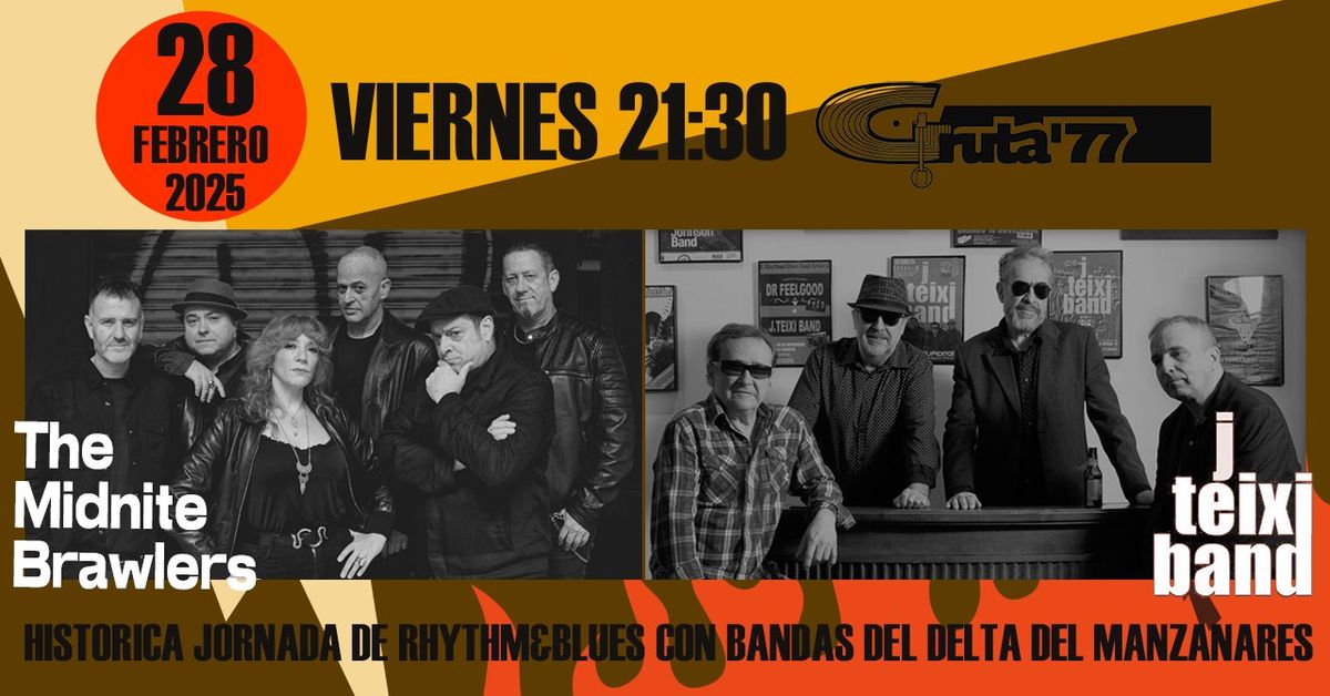 J. Teixi Band y The Midnite Brawlers en Gruta77